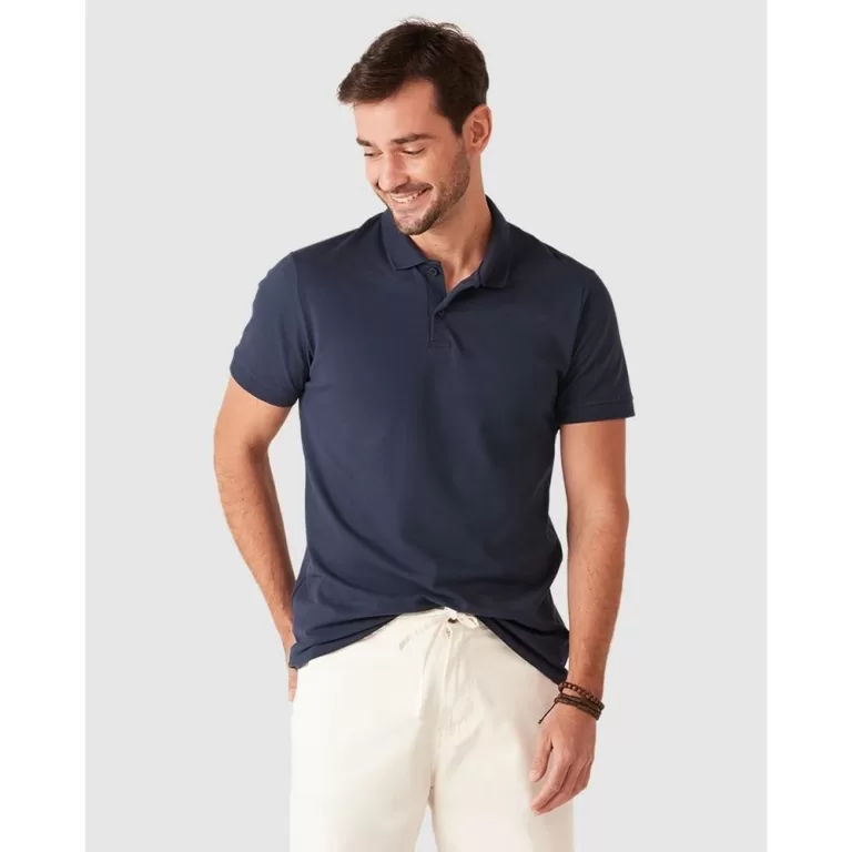 Camisa Polo Básica Masculina Gola Esporte Piquet 