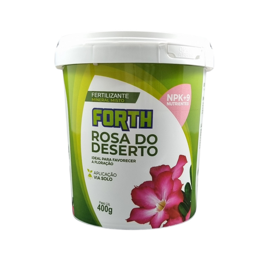 Adubo Fertilizante Para Floração Rosa do Deserto 63 Unid Pote 400g