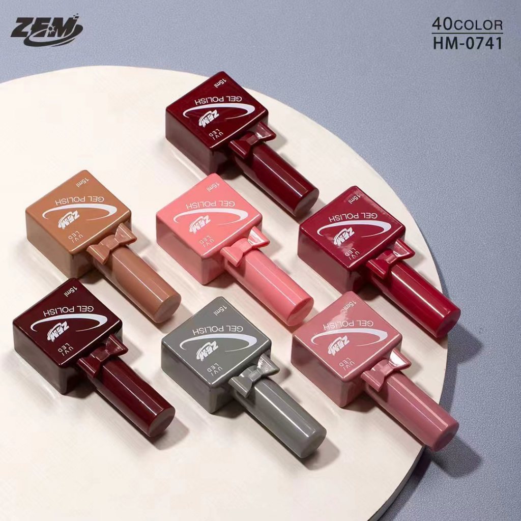 Esmalte  em  Gel Zem 15ml – MAIOR TAMANHO Cores Profissional UV LED Unhas de Gel Laço pronto entrega
