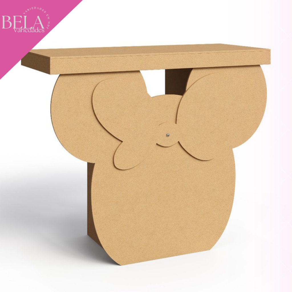 Mesa Lançamento Slim Desmontável Mdf Cru Para Decoração