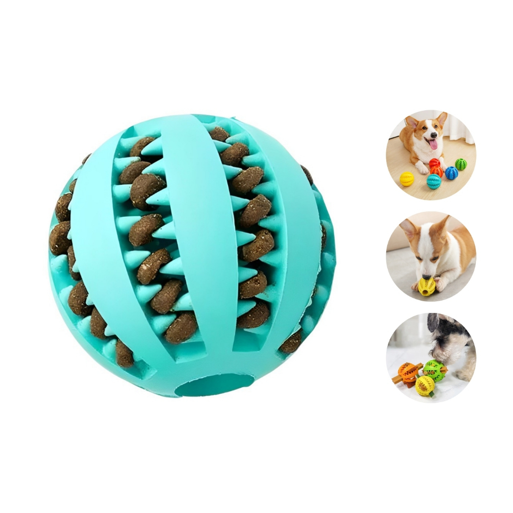 Bolinha Interativa PETYC com Porta Petisco para Cachorro Brinquedo Divertido Pet Shop