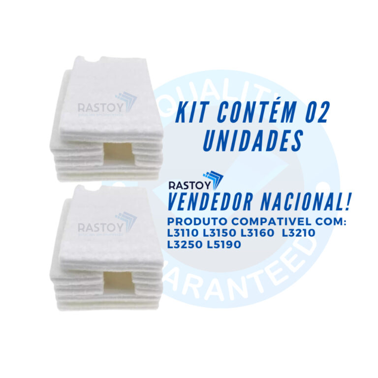 Kit 02 Feltro Almofada Esponja Absolvente para Eps