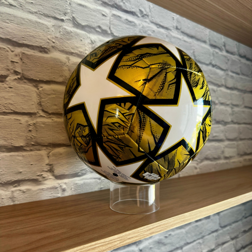 Kit 3 Suportes Organizador Bola de Futebol Basquete Vôlei Futebol Americano de Acrílico para lojas