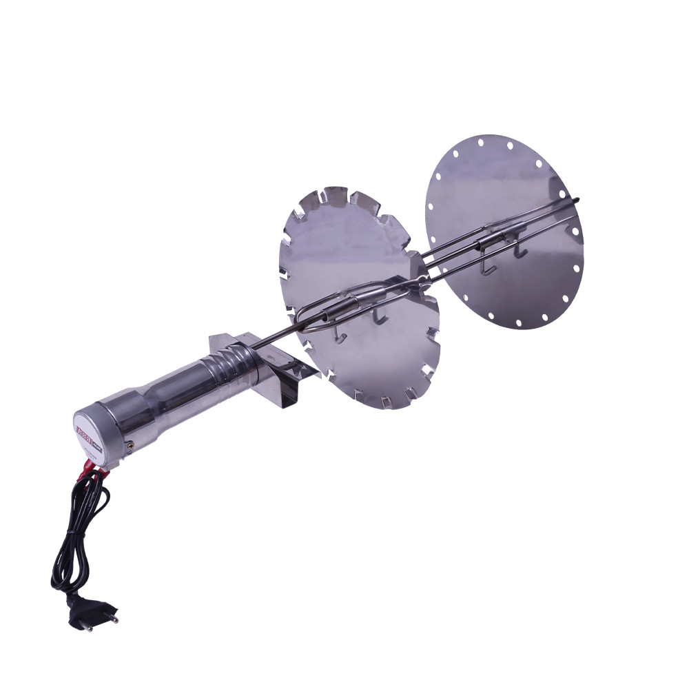 Espeto giratório elétrico carrossel 16 espetinhos 67cm Inox Qualidade Premium