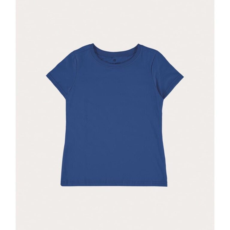 Blusa Infantil Menina Decote Redondo Em Malha UV M