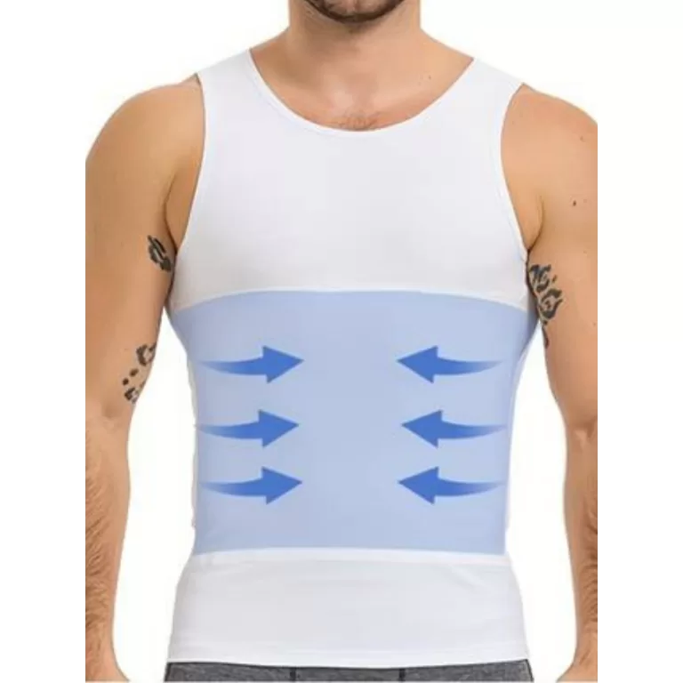 Camisa Cinta Modeladora Masculina Corretor Postura