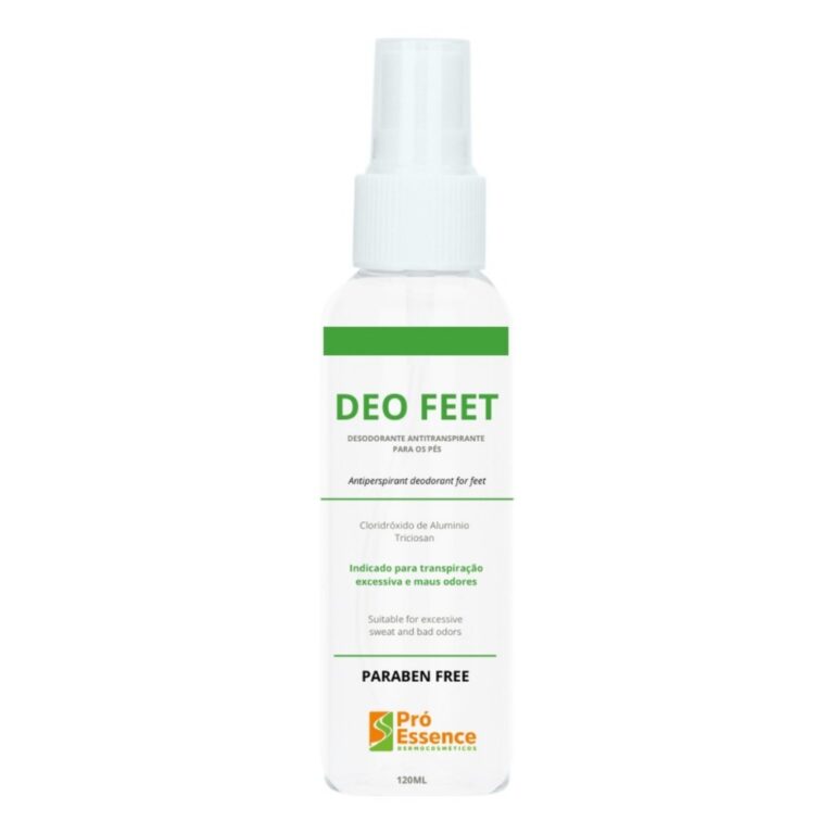 Deo Feet 120ml O Melhor P/ Hiperidrose Bromidrose 