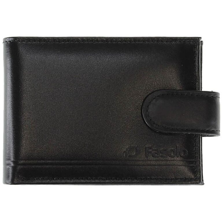 Carteira Fasolo Couro Masculina H061 – Preto