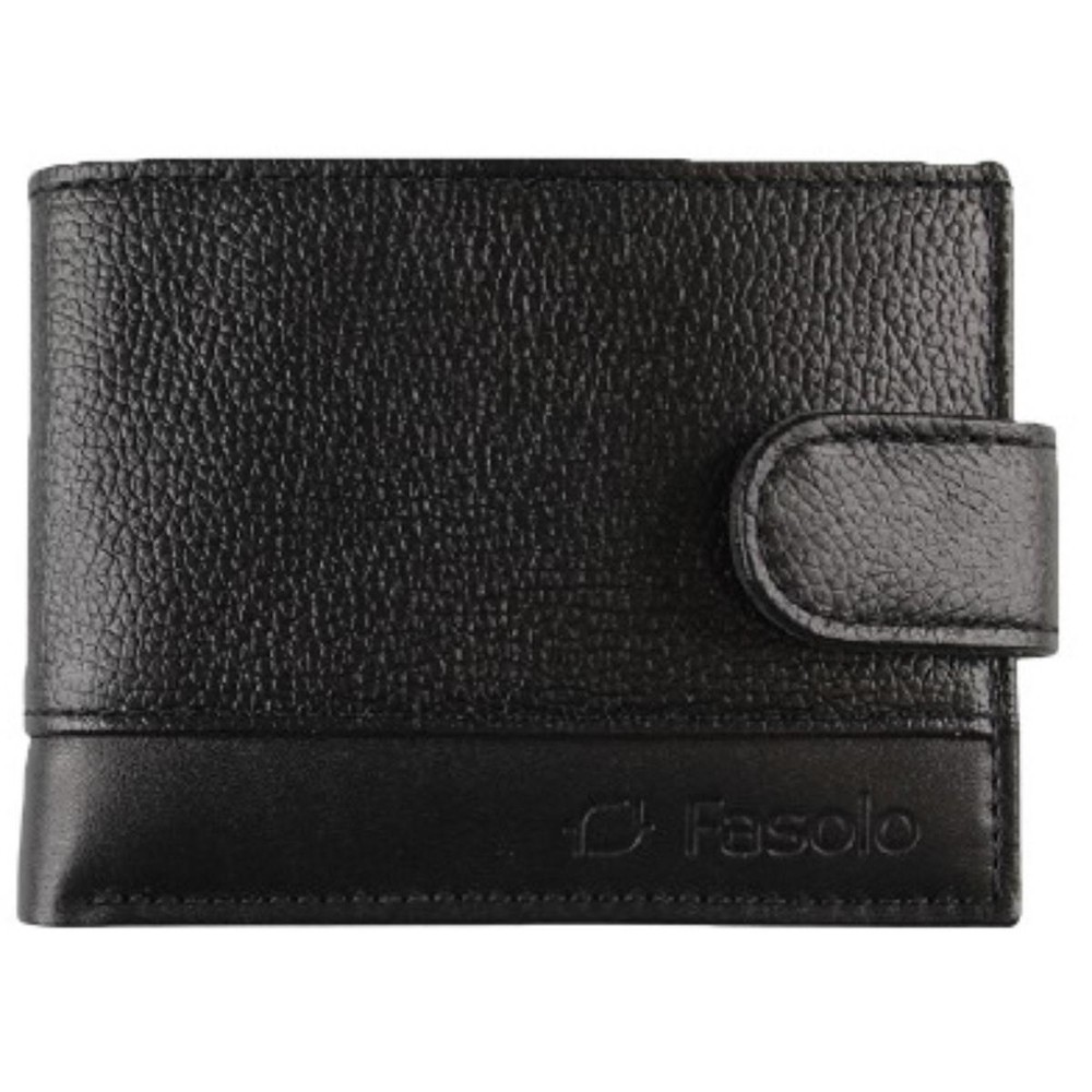 Carteira Fasolo Couro Masculina K868 – Preto
