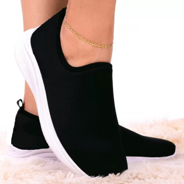 Tênis Feminino Meia Calce Fácil Slip On Leve Fle