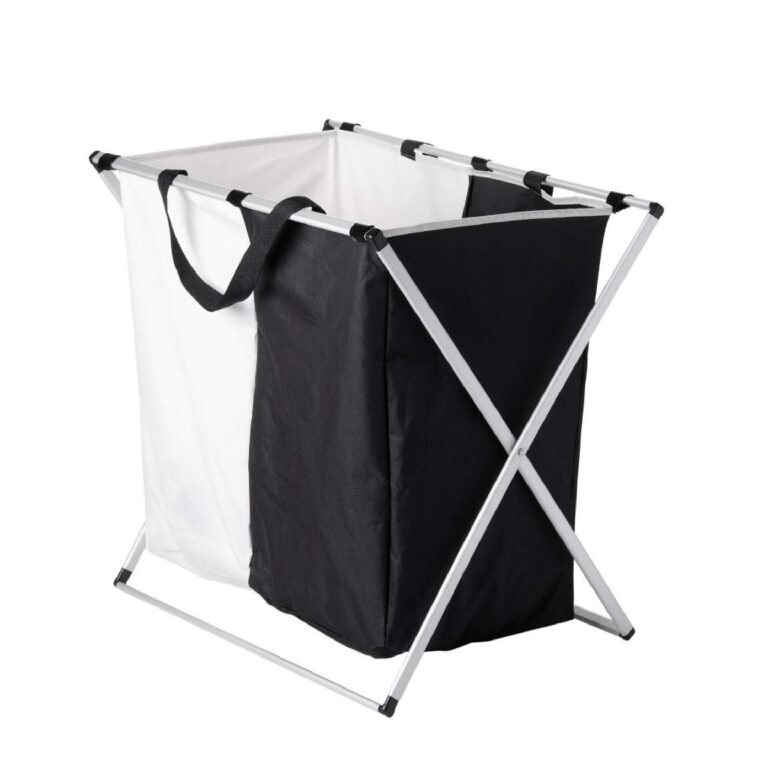 Cesto Organizador Lyor Duplo para Lavanderia Roupa