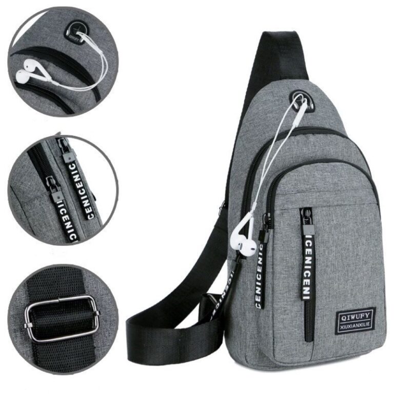 Bolsa Mochila De Peito Transversal Masculina