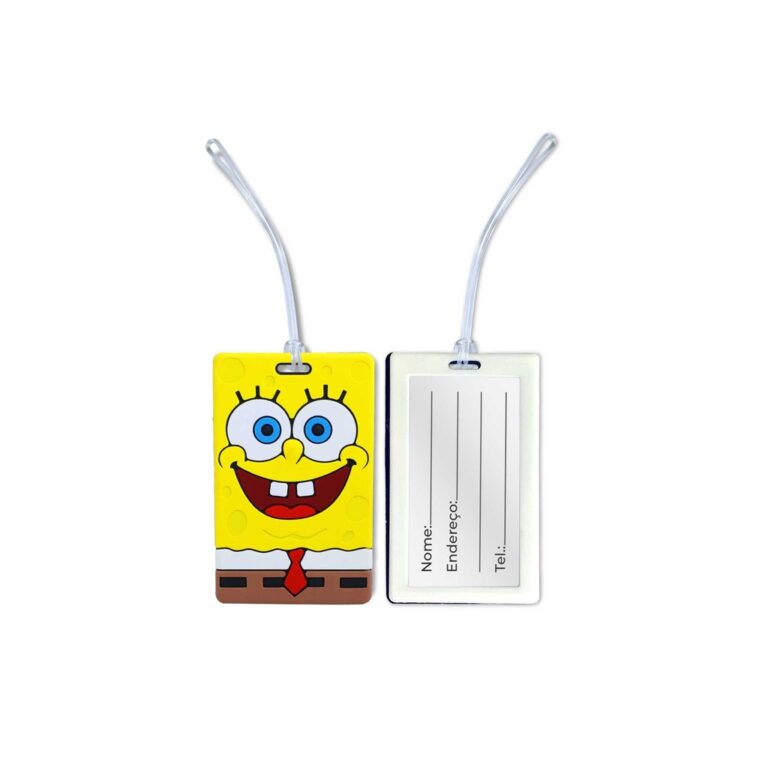 Tag Identificador De Mala Mochila Bob Esponja Embo