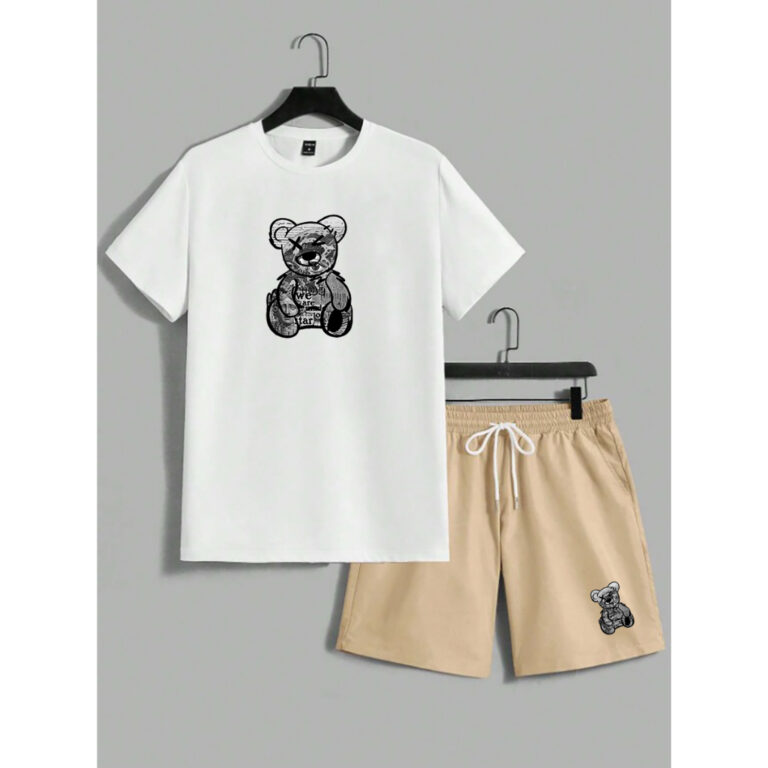 Kit Camiseta 30.1 e Short Tectel Conjunto Urso New