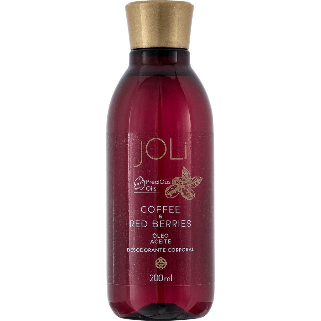 Óleo Desodorante Corporal Joli Café e Frutas Vermelhas Hinode 200ml