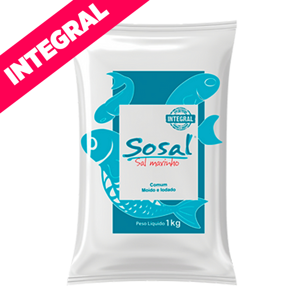 Sal Marinho Integral Mossoró Moído 1kg Natural – Sosal