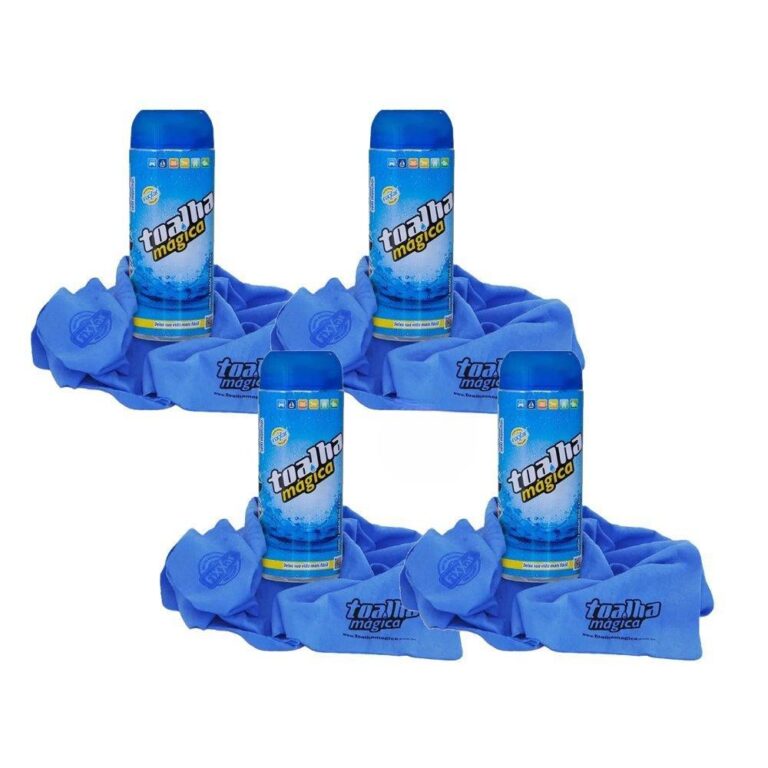 Kit 4 Toalhas Mágica Multiuso Absorve Água Limpa