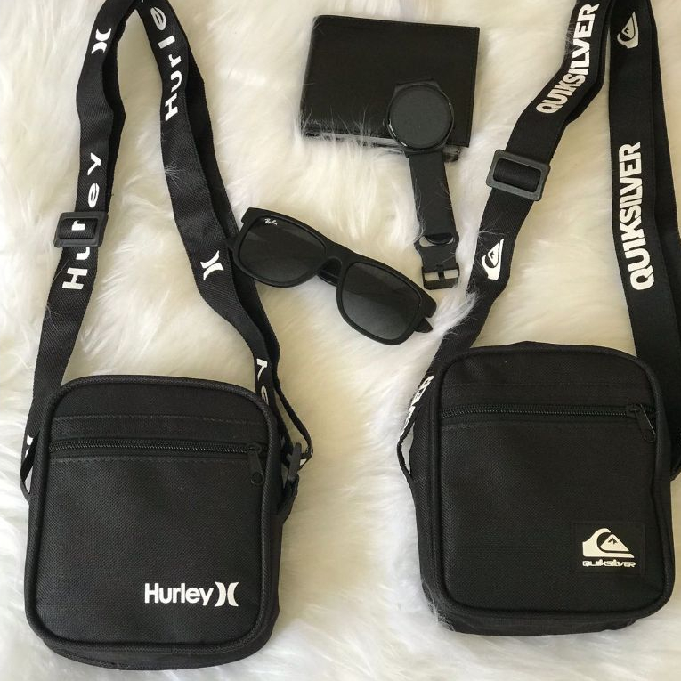 Bolsa masculina feminina lateral alça regulavel p
