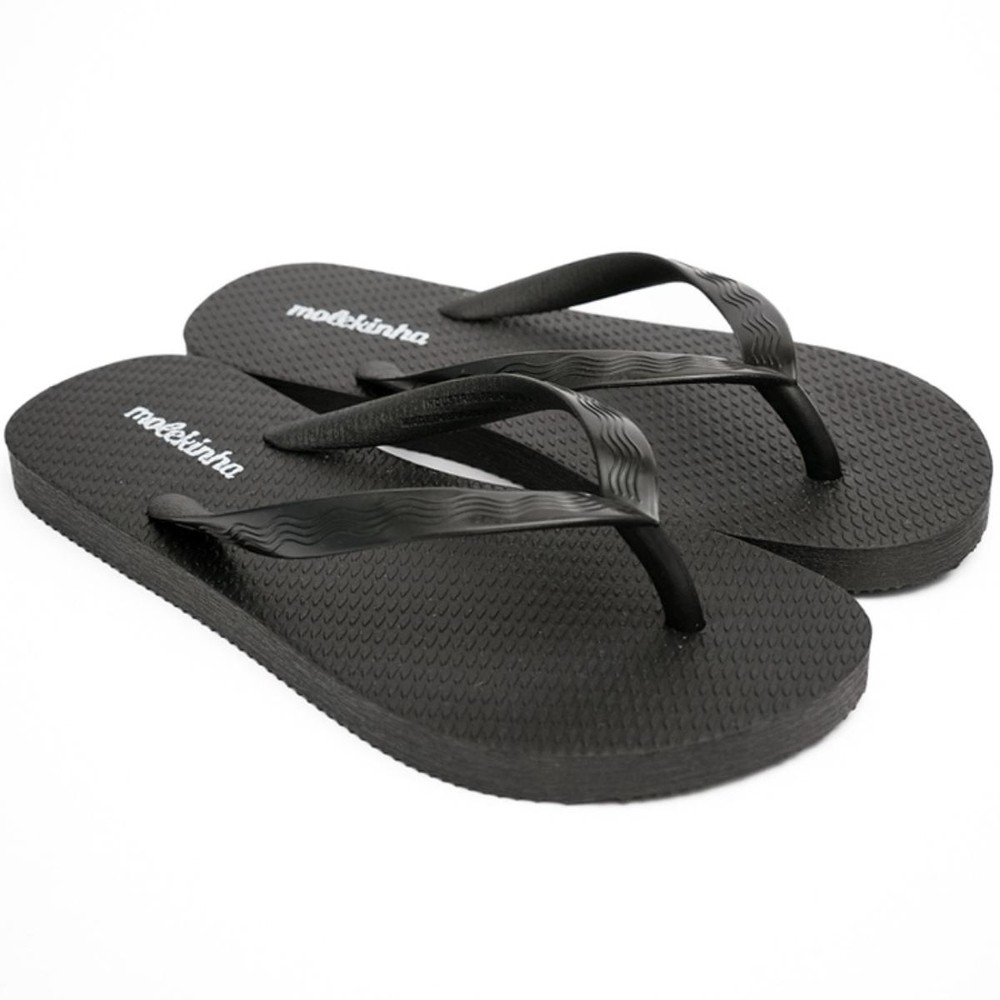 Chinelo Infantil Molekinha Tira Pronta Menina – Preto