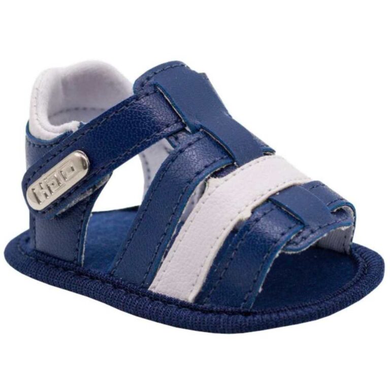 Sandália Baby Keto Menino Recém Nascido Azul Mar
