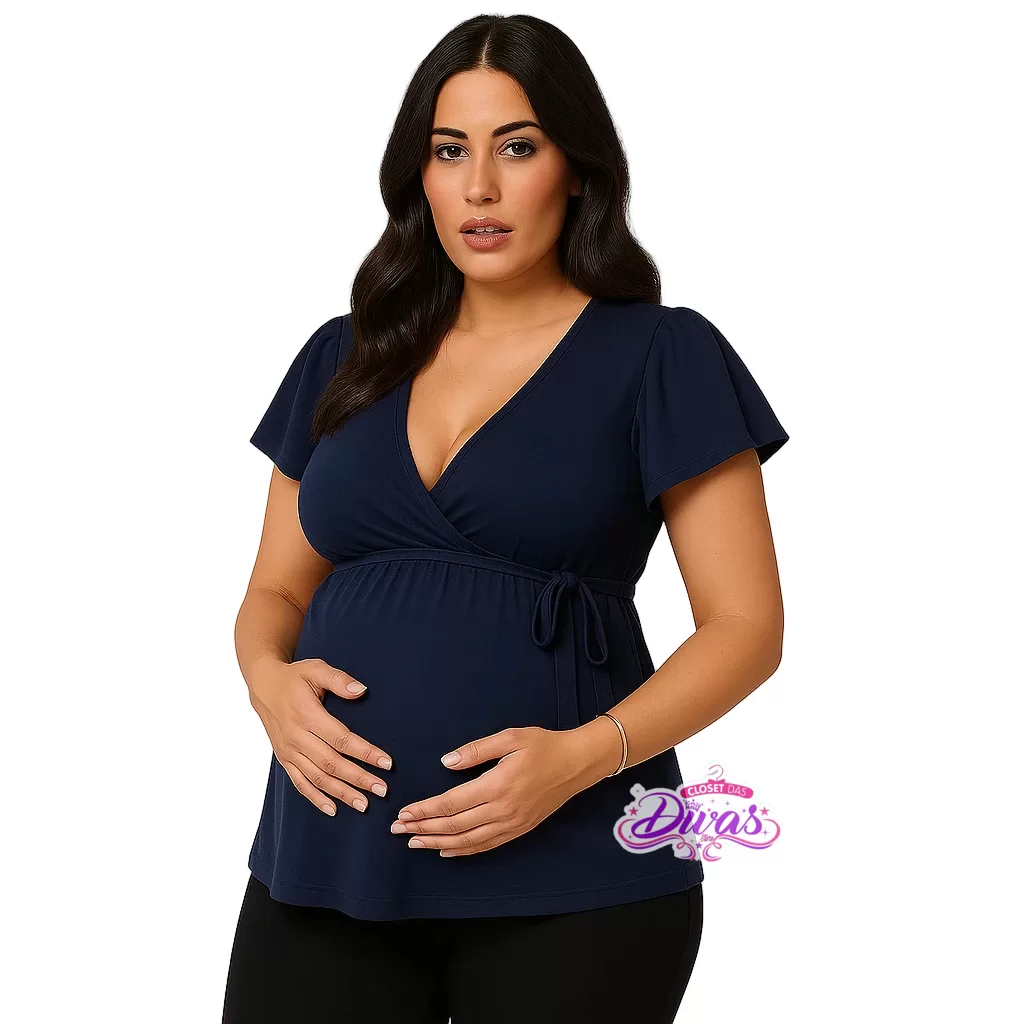 Bata Gestante para Amamentar Praticidade e Charme