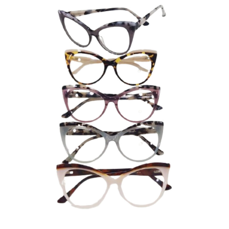FH0015 Óculos de Grau Estiloso de Acetato Flexív