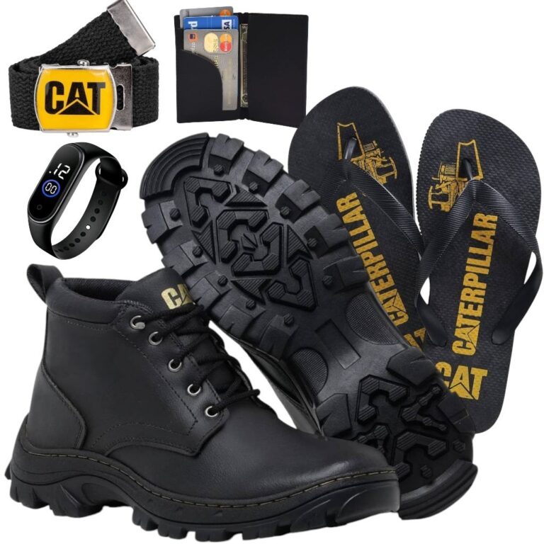 Kit 5 Em 1 Botina Bota Coturno Otimizado – P