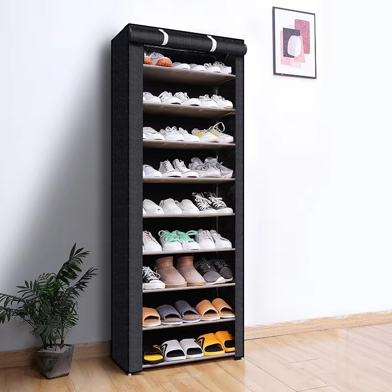 Sapateira Y075 com 9 Prateleiras / 9 Andares Organizador Para Calçados  Calçados Chinelos Roupas Obj