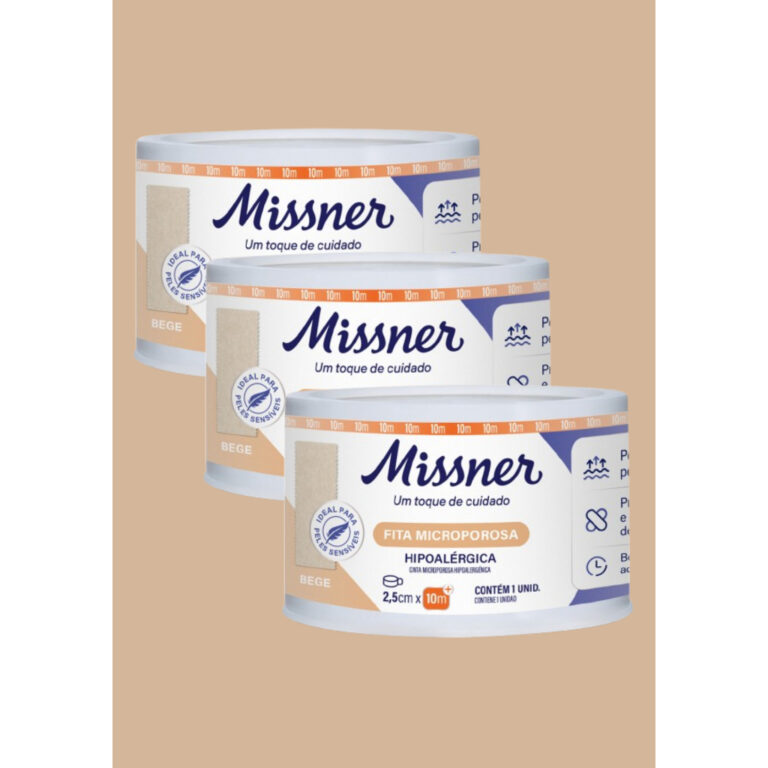FITA MICROPOROSA BEGE 2,5CM X 10M MISSNER C3 UNIDA