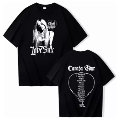 Camiseta Avril Lavigne Adulto/Infantil Lançamento