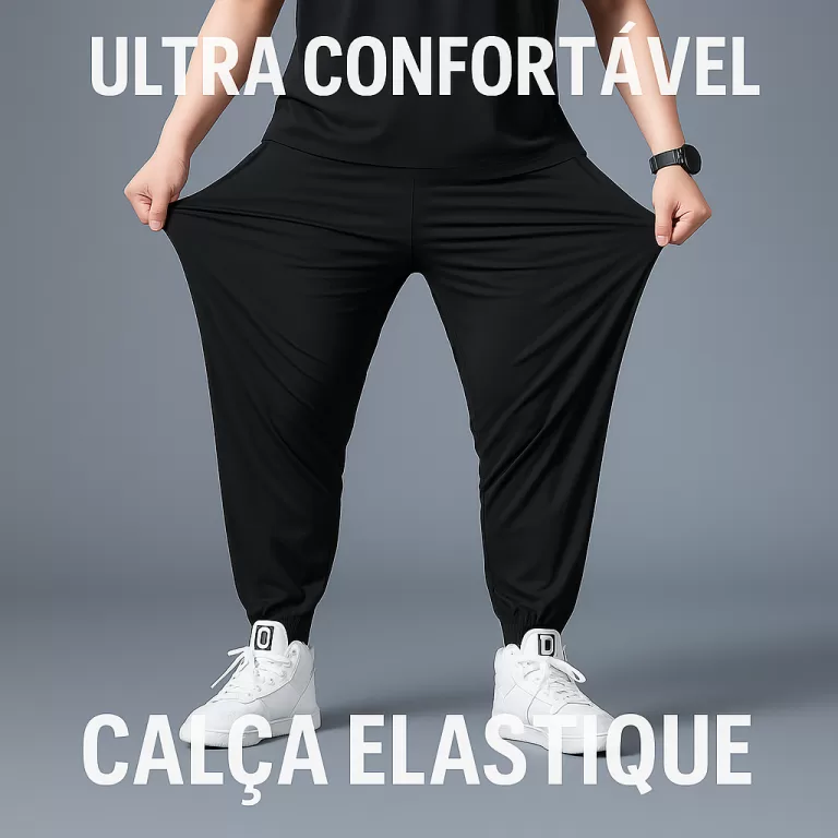 Calça Jogger Tactel com Elastano para Treino Espo