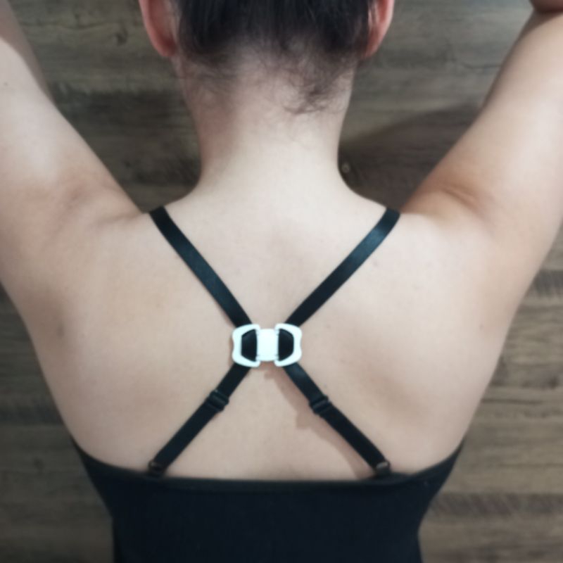 Clip para alças de sutiã – Kit com 3 Clips para alças de sutiã –  Largo