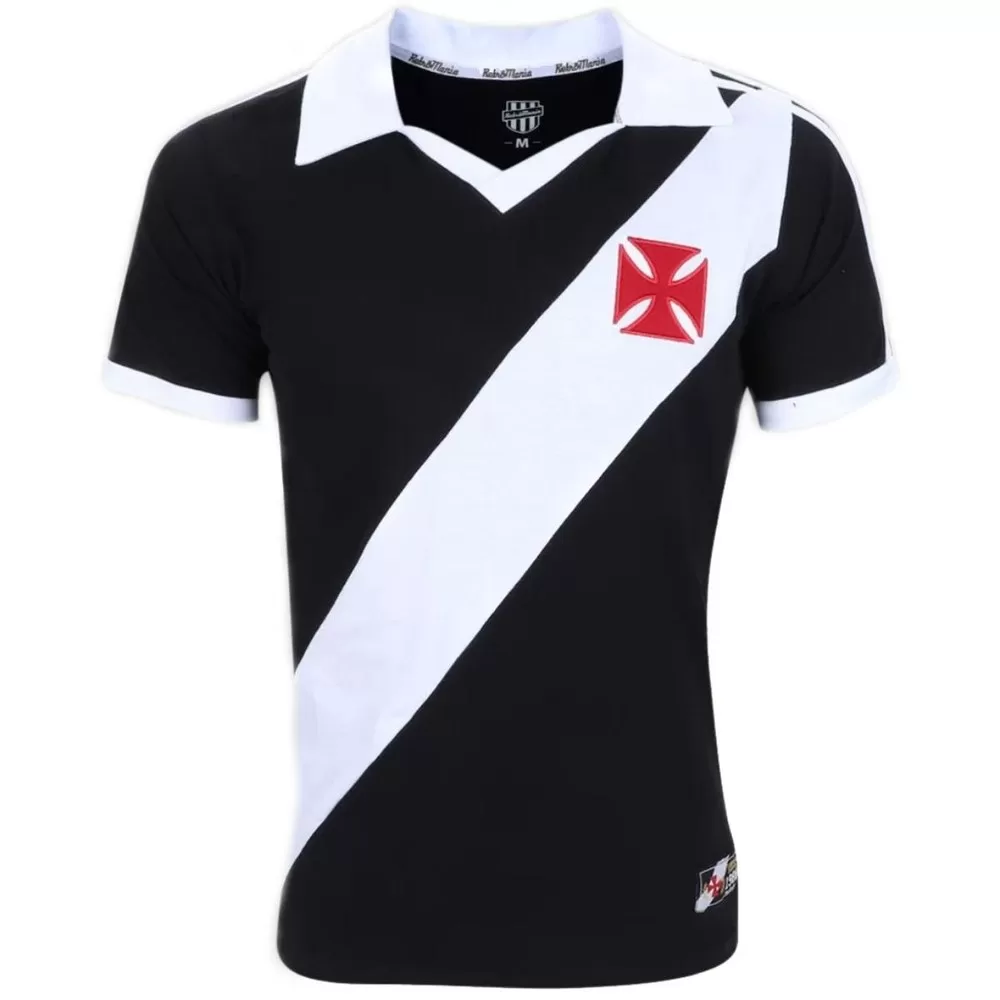 Camisa Vasco I 1988 RetrôMania Masculina – Preto