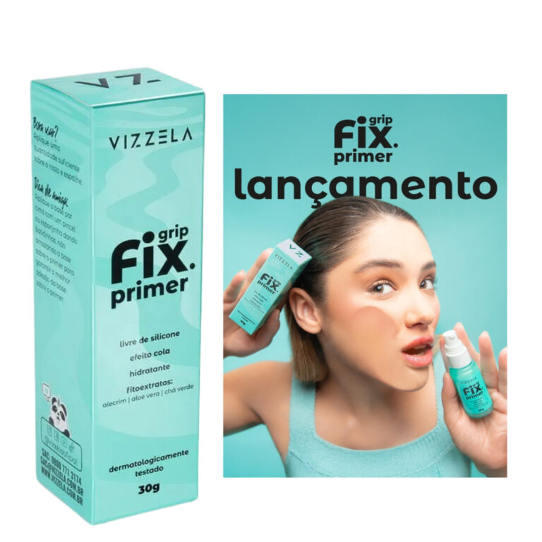Primer Vizzela Grip Fix 30g – Hidratante Fix