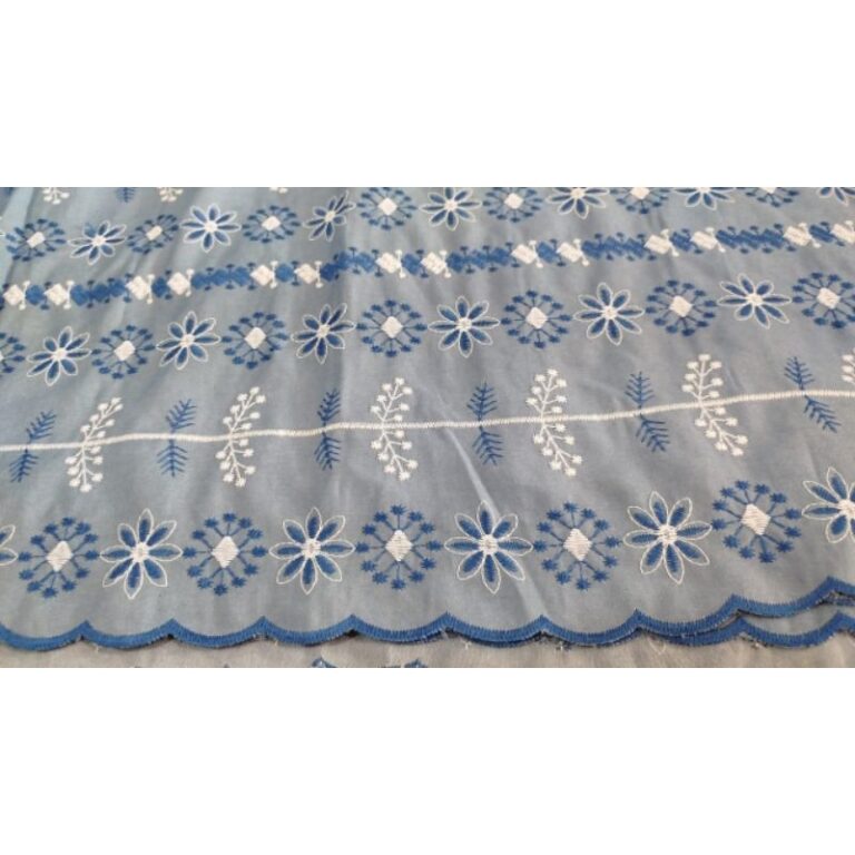 tecido jeans Denin leve bordado 1 metro x 1,50 de 
