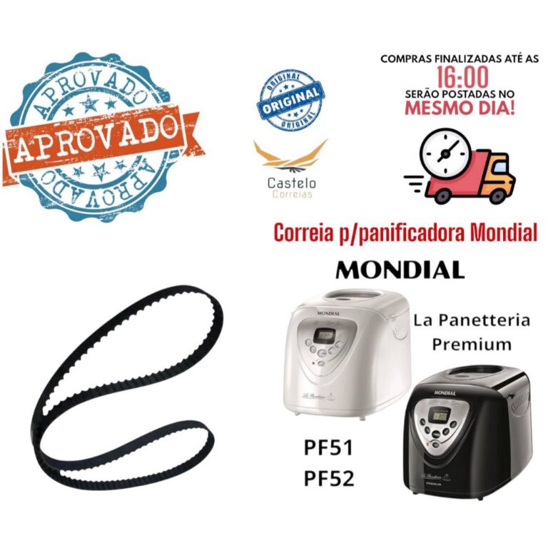 Correia para Panificadora MONDIAL PF51 E PF 52