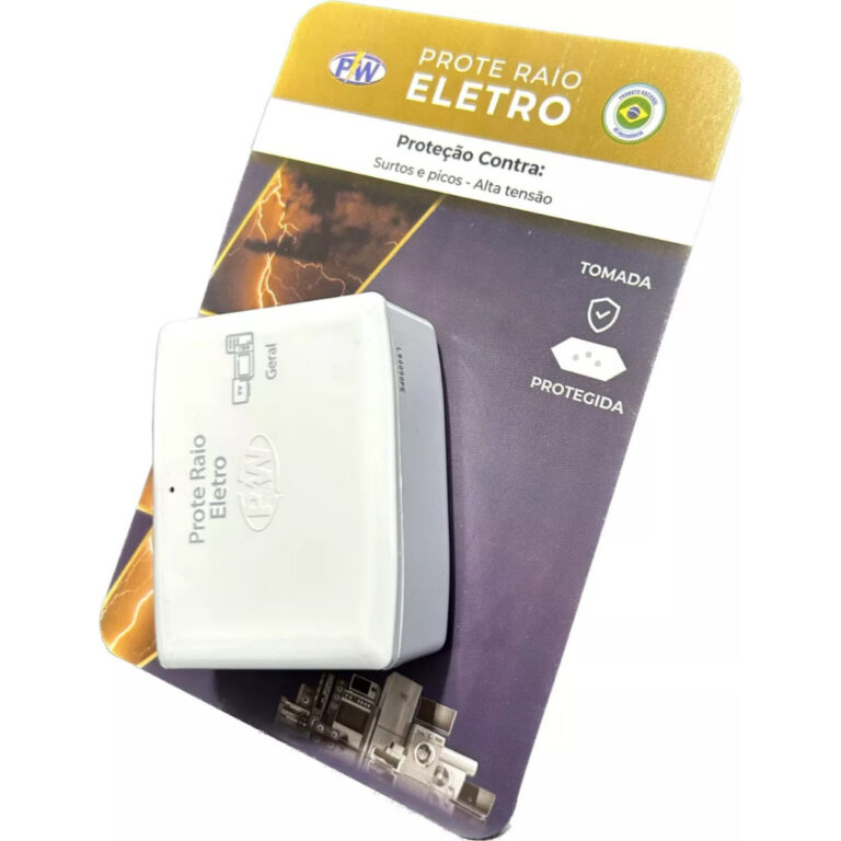 Protetor Contra Raios e Quedas de Energia 2 Tomada
