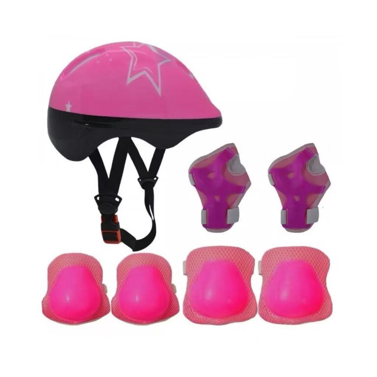 Capacete De Patins Criança serviu Ate 8 Anos Kit 
