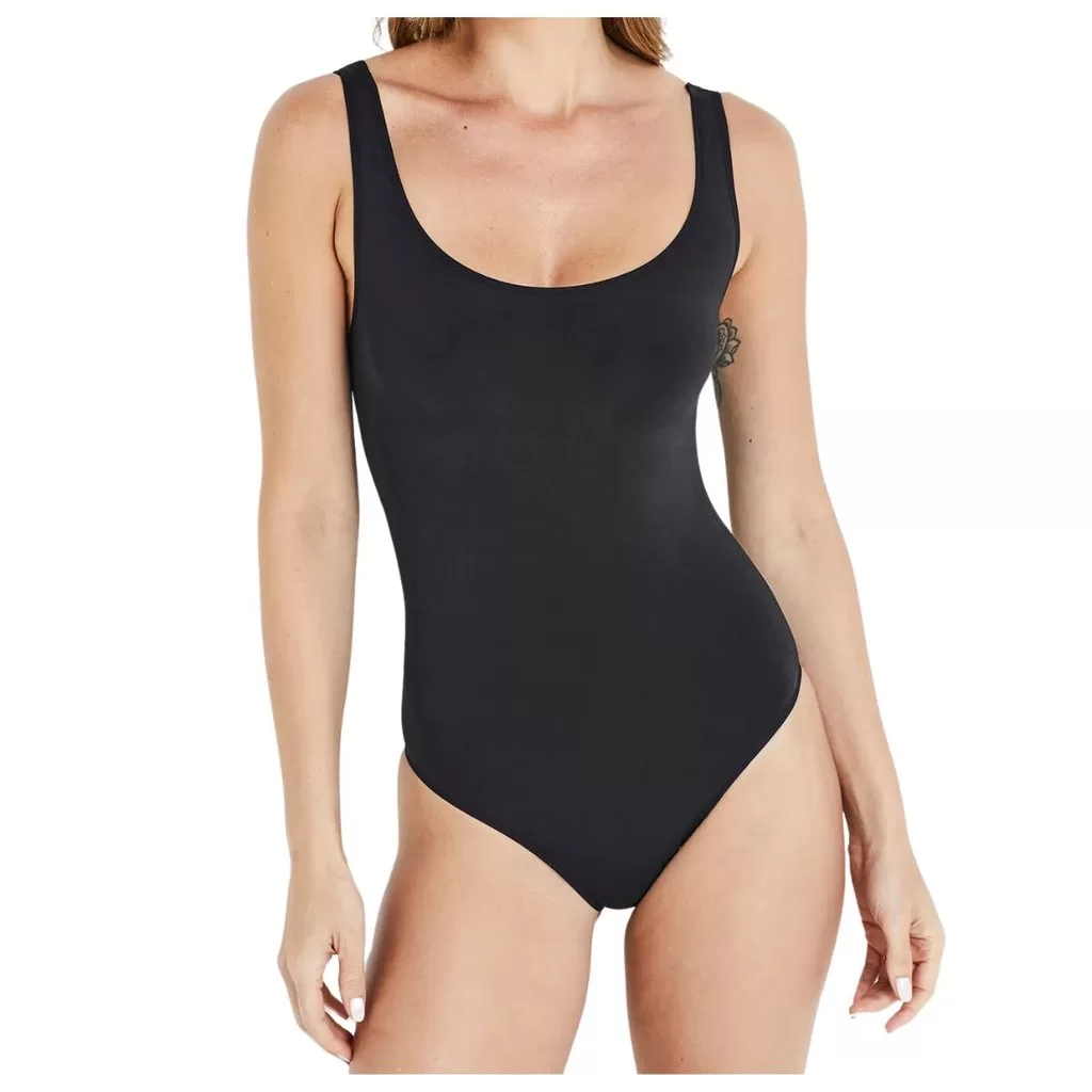 Body Modelador Liz Macio Não Marca Tamanho Unico Sem Bojo e Aro Adaptive Skinbreez Sem Fecho PP ao X