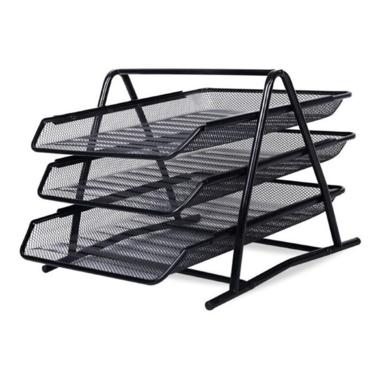 Organizador De Mesa 3 Bandejas Para Documentos Pap