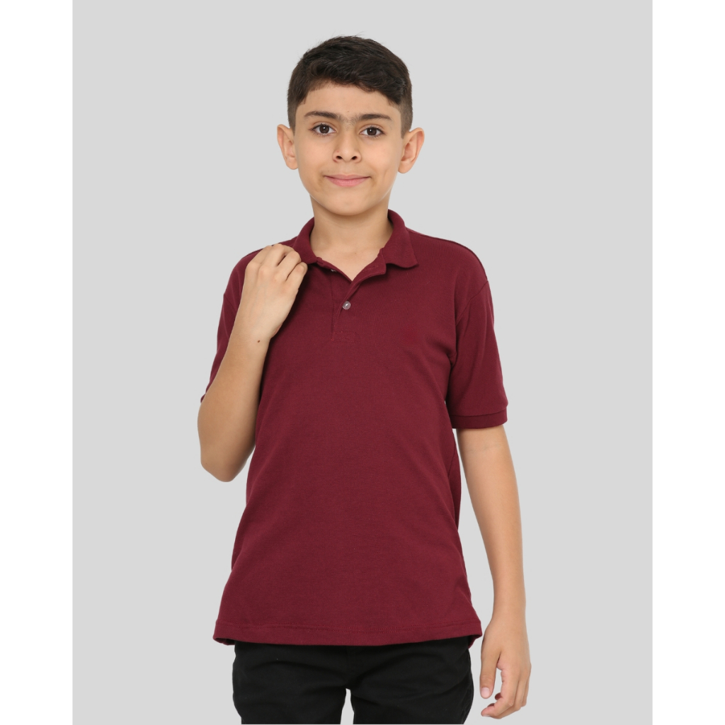 Camisa Polo Infantil Com Gola Ajustável