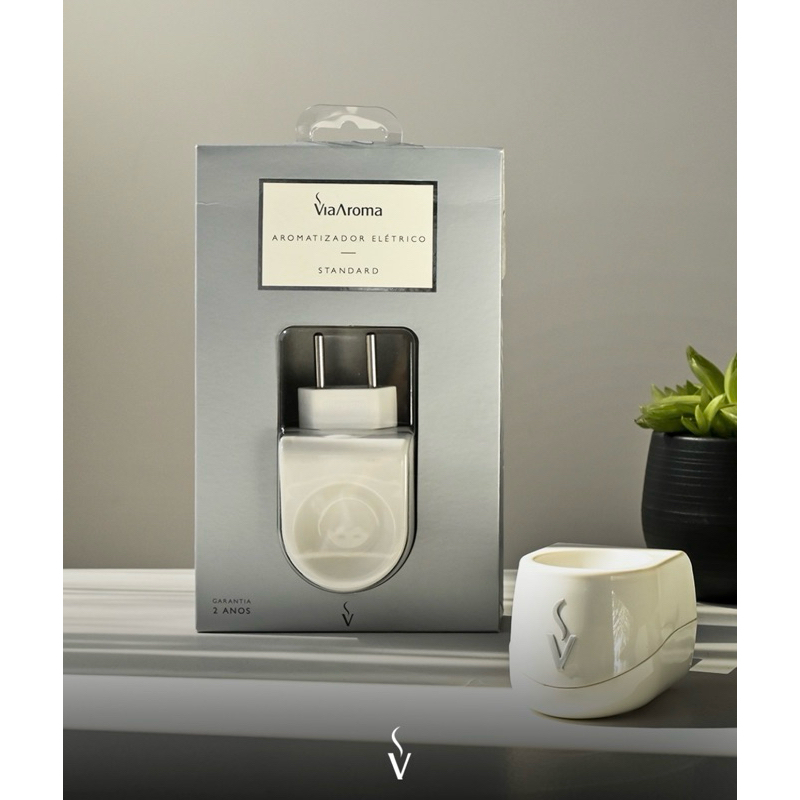 Difusor Aromatizador Elétrico de Plastico Original Bivolt Via Aroma para ambientes, escritórios,casa