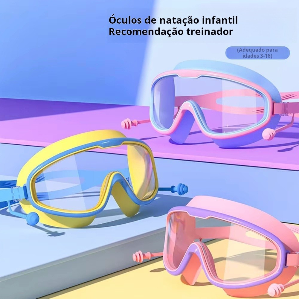 Óculos De Natação Para Crianças Antiembaçante Sem Vazamento Natação Transparentes Meninos E Meninas
