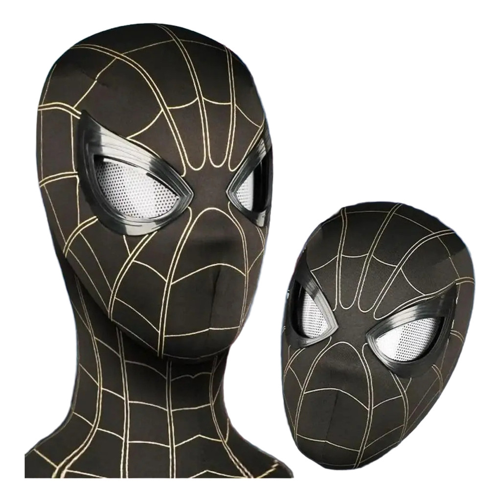 Máscara Homem Aranha Cosplay Adulto/infantil Movimenta Olhos