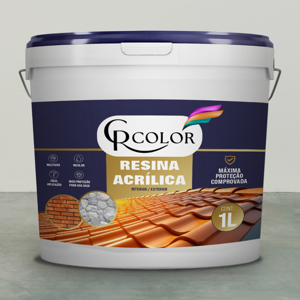 Resina Acrílica CRCOLOR Proteção UV e Contra Infiltrações