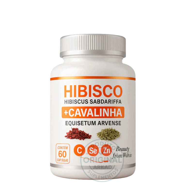 Hibisco com Cavalinha 500 mg 60 / 90 / 120 Cápsul