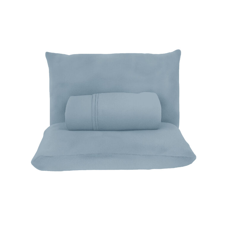 Kit Jogo de Lençol de Manta Soft Plush 3 peças S