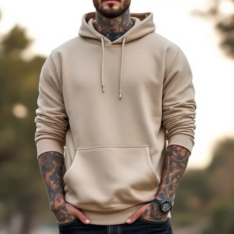 Moletom Canguru Liso Com Capuz Sem Estampa Flanela