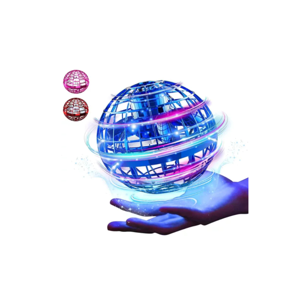 Brinquedo Bola Drone Voadora Sensor Luz Infantil Boomerang