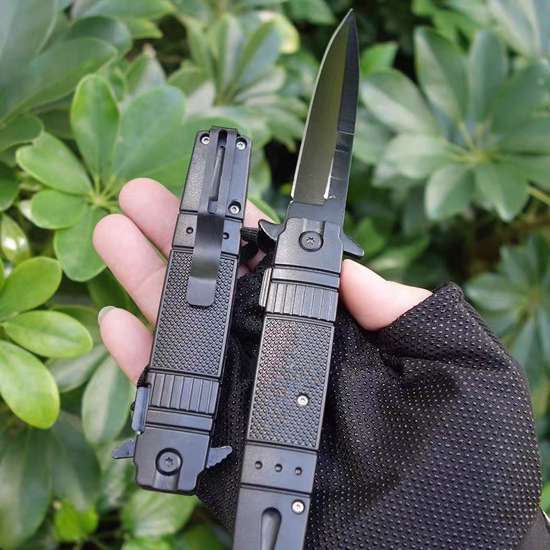 Faca De Frutas Multiuso Portátil com Quebra Vidro Cabeça para  Cozinha Camping Pesca